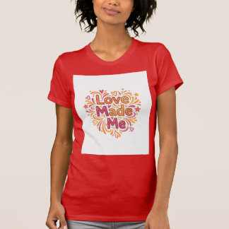愛が私を遊び心にさせる アファメーションアート Tシャツ