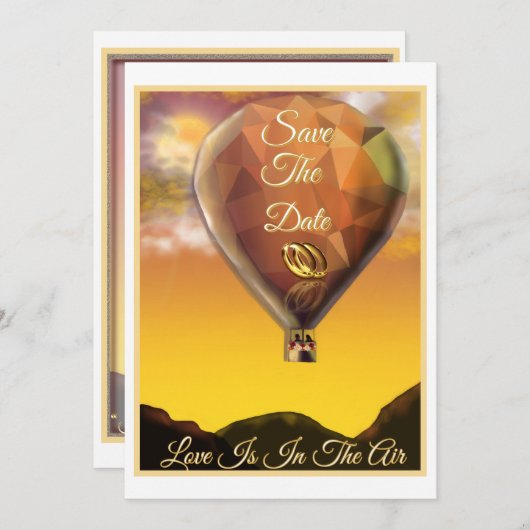 愛が空に満ちる セーブザデート (正面/裏面)