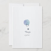 愛が空に Save the Date 発表 招待状 (裏面)