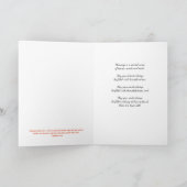 愛が立つ - ビーチのシルエットカップルカード カード (内部)