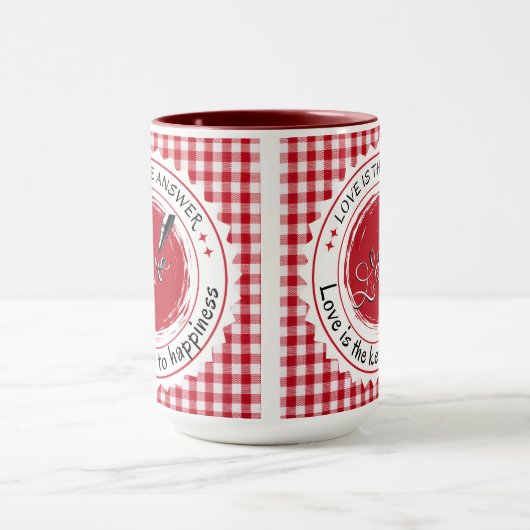 愛が答えだ。 マグカップ (中央)