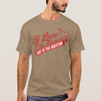愛が答えなら 友達 Tシャツ
