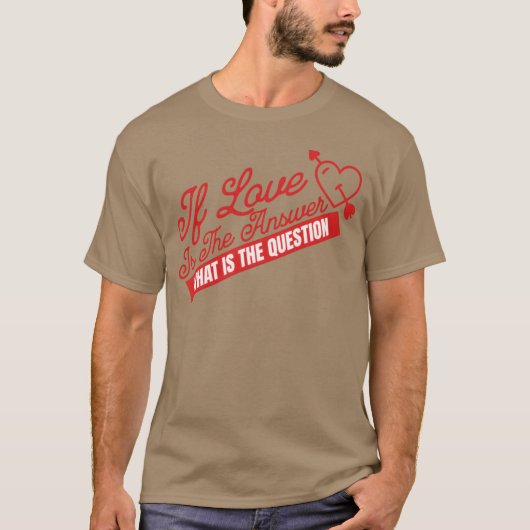 愛が答えなら 友達 Tシャツ (正面)