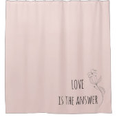 愛が答え シャワーカーテン (正面)
