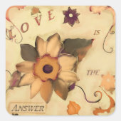 愛が答え スクエアシール (正面)
