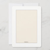 愛が結婚延期発表 案内状 (裏面)