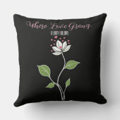 愛が育つところ、美しい後を追 クッション (裏面)