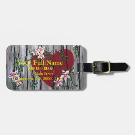 愛が育つカスタマイズ可能な荷物タグ ラゲッジタグ