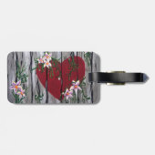 愛が育つカスタマイズ可能な荷物タグ ラゲッジタグ (裏面横)