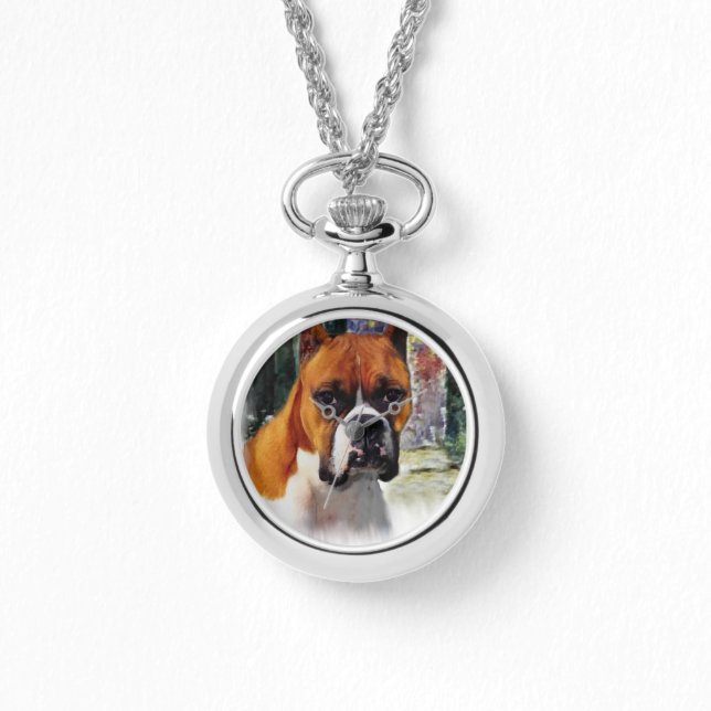 愛が育つボクサーの贈り物 腕時計 (正面)