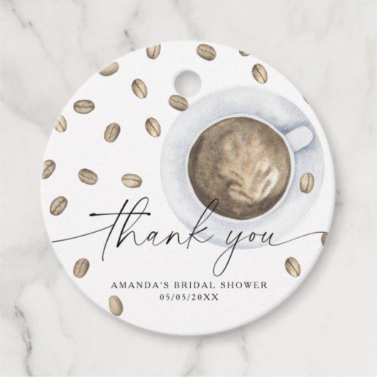 愛が育まれています ブライダルシャワー ありがとう フェイバータグ (正面)