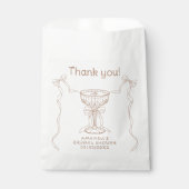 愛が育まれています 手描き ありがとう フェイバーバッグ (正面)