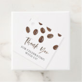 愛が育まれています ｜ 赤ちゃんがコーヒーを育てています シャワー フェイバータグ (インサイチュ)