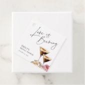 愛が育まれているエレガントなブライズシャワー フェイバータグ (インサイチュ)