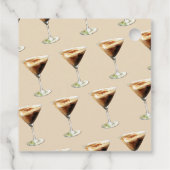 愛が育まれているエレガントなブライズシャワー フェイバータグ (裏面)