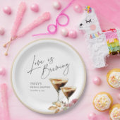 愛が育まれているエレガントなブライズシャワー ペーパープレート (パーティー)