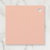 愛が育まれているビールの結婚前のお祝い フェイバータグ (裏面)