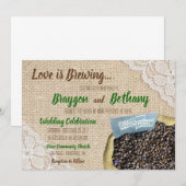 愛が育まれるウェディング招待状 招待状 (正面/裏面)