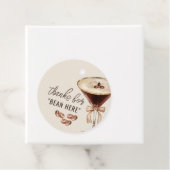 愛が育まれるエスプレッソマティーニ ブライダルシャワー フェイバータグ (インサイチュ)