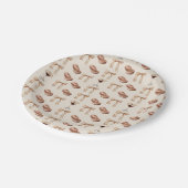 愛が育まれるエスプレッソマティーニ ブライダルシャワー ペーパープレート (アングル)