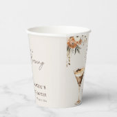 愛が育まれるエスプレッソマティーニ ブライダルシャワー 紙コップ (右)