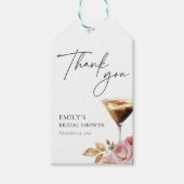 愛が育まれるエレガントなブライズシャワー ギフトタグ (正面)