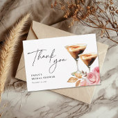 愛が育まれるエレガントなブライズシャワー サンキューカード