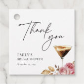 愛が育まれるエレガントなブライズシャワー フェイバータグ (正面)