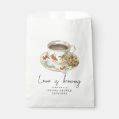 愛が育まれるコーヒー ブライダルシャワー フェイバーバッグ (正面)