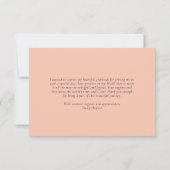 愛が育まれるビアシャワー サンキューカード (裏面)