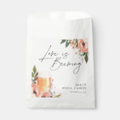 愛が育まれるビール ブライダルシャワー フェイバーバッグ (正面)