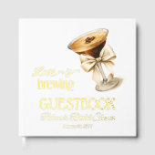 愛が育まれるボ エスプレッソ マーティニ ブライダルシャワー ゲストブック (正面)