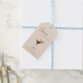 愛が育まれる エスプレッソマティーニ ブライダルシャワー ギフトタグ