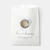 愛が育まれる コーヒー ブライダルシャワー フェイバーバッグ (正面)
