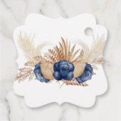 愛が育まれる デュスティーブルーの花とパンパスのお茶 フェイバータグ (裏面)