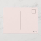 愛が育まれる ブライダルシャワーのご案内 ポストカード (裏面)