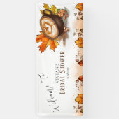 愛が育まれる ブライダルシャワーのご案内 横断幕 (縦)