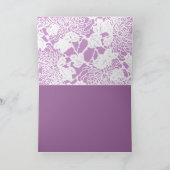 愛が花から覗き込む日付を保存 案内状 (内部)