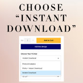 愛が花開く ブルー ヴィンテージ フラワーのブライダルシャワー 招待状