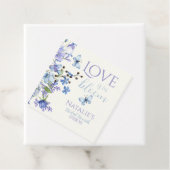 愛が花開く ワイルドフラワーの花束 ブライダルシャワー フェイバータグ (インサイチュ)