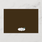 愛が花開く：結婚披露宴招待状 エンクロージャーカード (裏面)