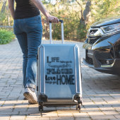 愛が訪れる思いがけない場所に人生が連れて行く シール (スーツケースインサイチュ)