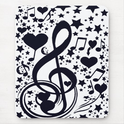 愛が輝く マウスパッド (正面)