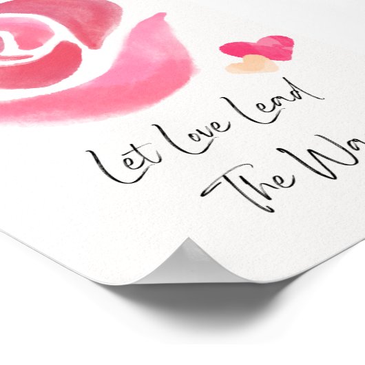 愛が道を導く感動的- ポスター (角)