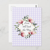 愛が道を導く紫金剛はがき ポストカード (正面/裏面)