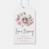 愛が醸成している |お気にパーソナライズされた入り ギフトタグ (正面)