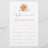 愛が醸造されている我々はブライダルシャワーゲーム (正面)