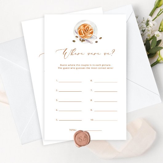 愛が醸造されている我々はブライダルシャワーゲーム