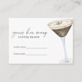 愛が醸造しているコーヒー豆の数 エンクロージャーカード (正面)