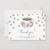 愛が醸造している感謝ブライダルシャワー サンキューカード (正面)